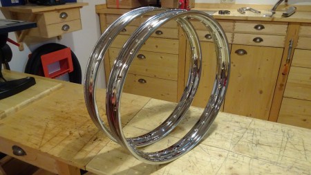 Originale Felgen von Schürmann - neu verchromt